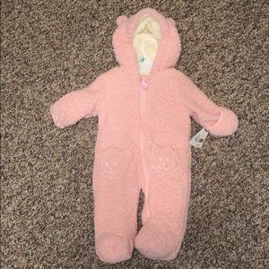 Plush winter suit